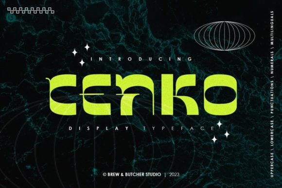 Cenko: The Bold, Balanced Typeface for Modern Brands