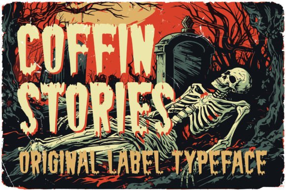 Coffin Stories: A Practical Look at This 80s Horror Display Font