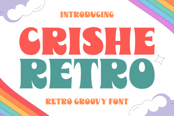 Crishe Retro: A Chunky, Joyful Display Font for Bold Designs