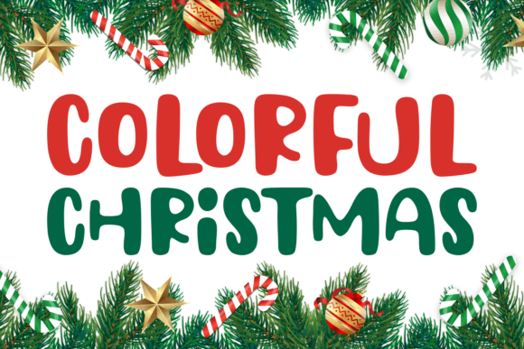 Evaluating Colorful Christmas: A Bold Display Font for Modern Holiday Design