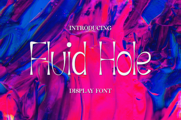 Fluid Hole: A Bold Typography Choice