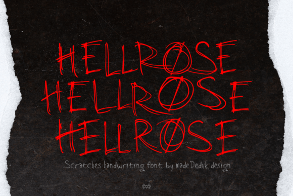 Hellrose: Raw Hand-Drawn Typography