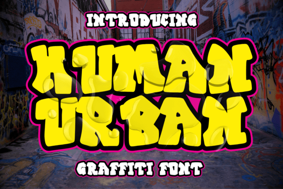 Human Urban: The Bold Graffiti Font for Street Style