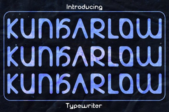 Kunkarlow: A Vintage Typewriter Font for Modern Design