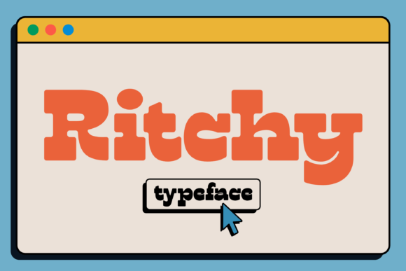 Ritchy: A Retro Typeface for Bold Designs