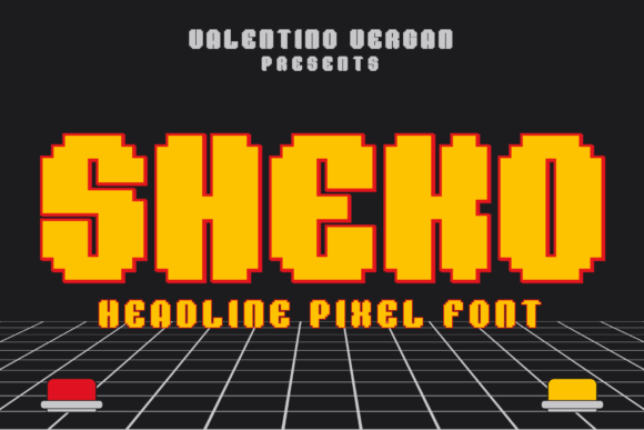 Sheko: The Bold Pixel Font for Retro Headlines
