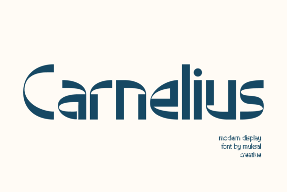 Unlocking Creative Potential with the Carnelius Display Font